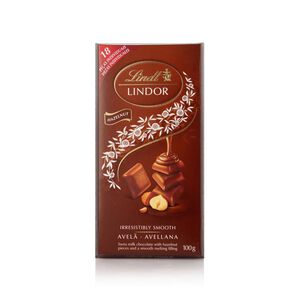 Chocolate Lindt Lindor Singles Ao Leite Com Avelã 100g