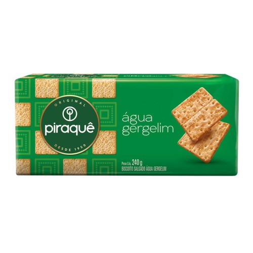 Biscoito Piraquê Água Gergelim 240g