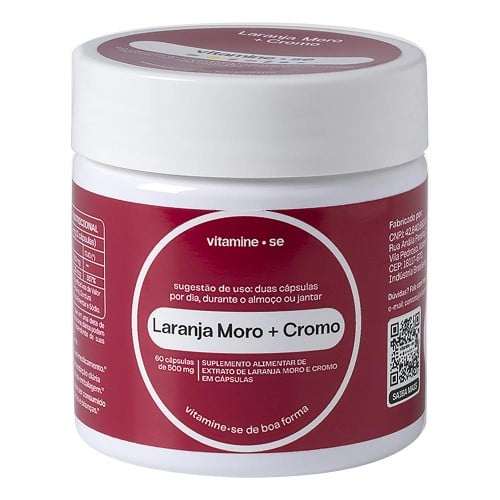 Laranja Moro + Cromo 500mg