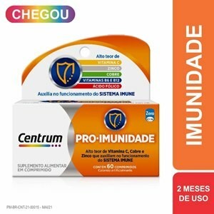 Centrum Pro-Imunidade com 60 comprimidos