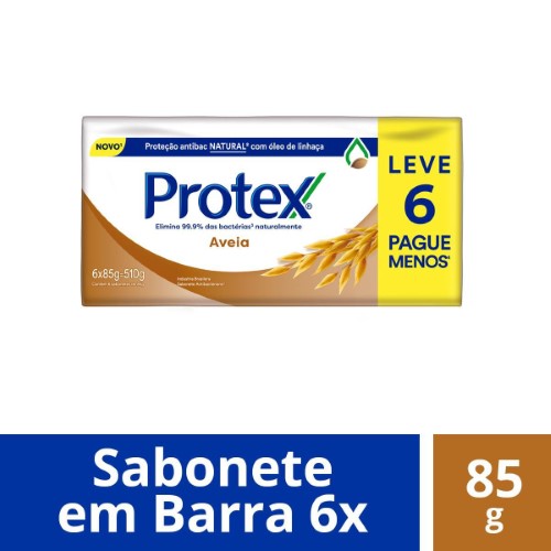 Sabonete Protex Aveia 90g 6 Unidades