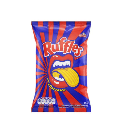 Batata Ruffles Elma Chips Sabor Churrasco 57g