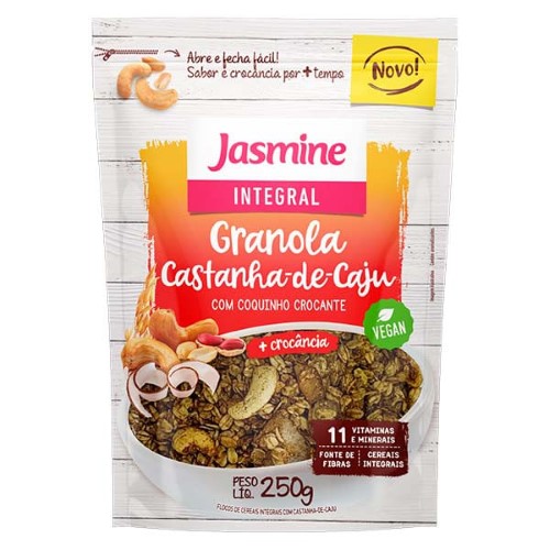 Granola Jasmine Integral Castanha de Caju 250G