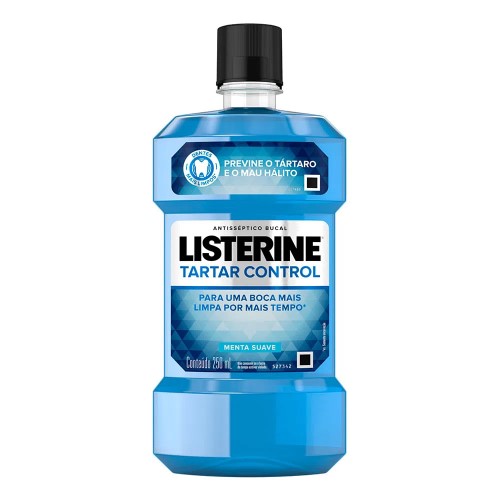 Enxaguante Antisséptico Bucal Listerine Antitártaro Menta com 250ml