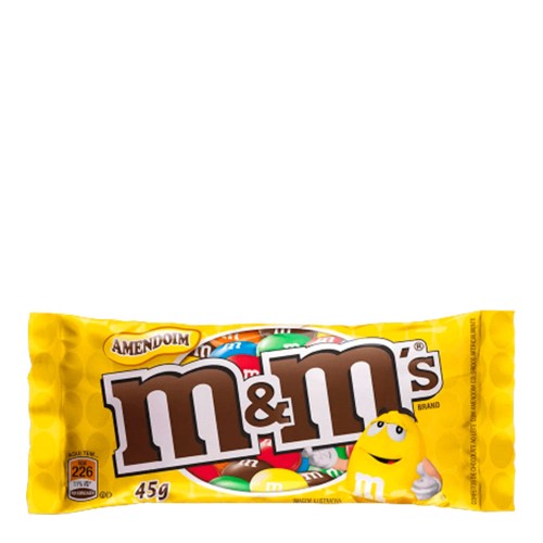 Confeitos De Chocolate M&M Amendoim 45g