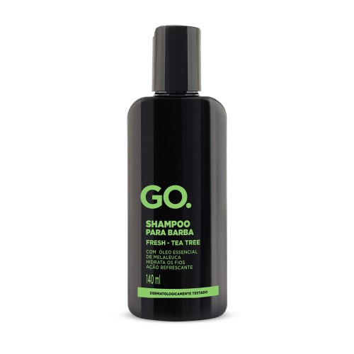 Shampoo para Cabelo e Barba GO Tea Tree 140ml