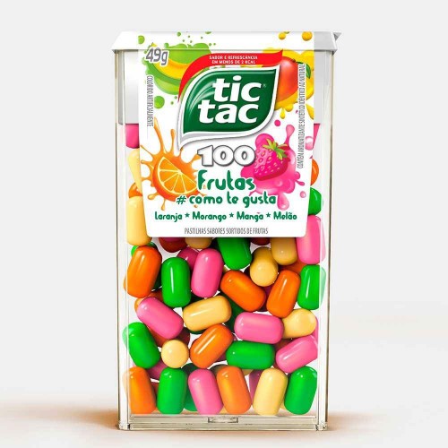 Bala Tic Tac Frutas Como Te Gusta 16G - Tic Tac