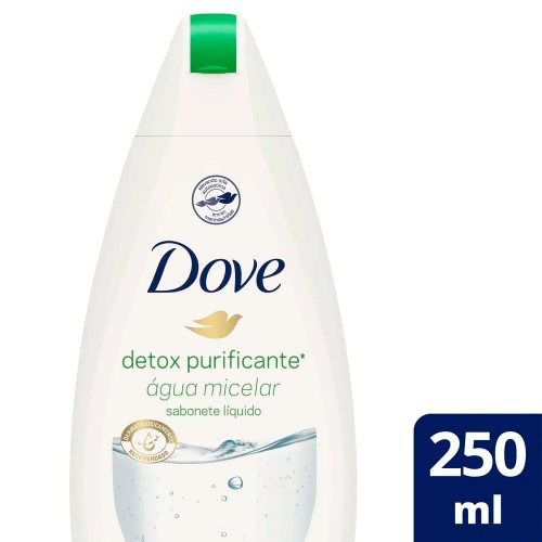 Sabonete Líquido Dove Detox Purificante Água Micelar com 250ml