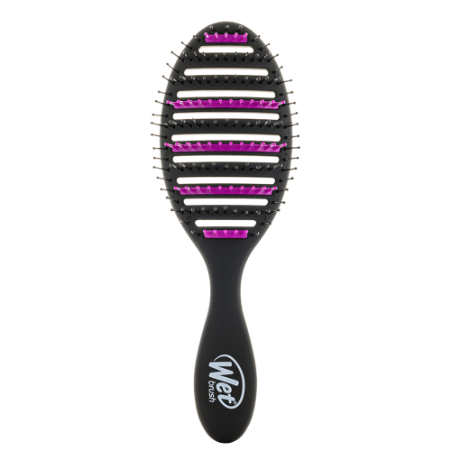 Escova de Cabelos WetBrush Speed Dry Purifying Preta e Roxa