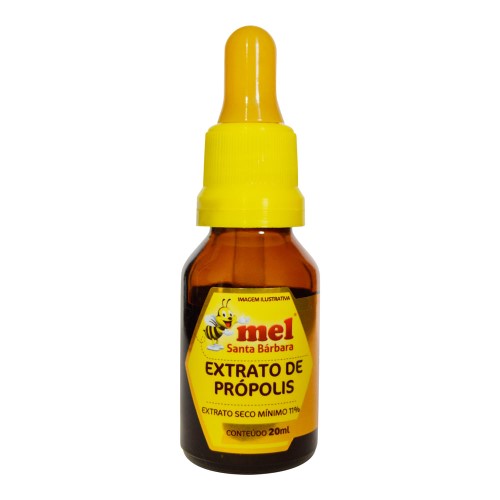 Extrato de Própolis Seco 11% Mel Santa Bárbara 20ml