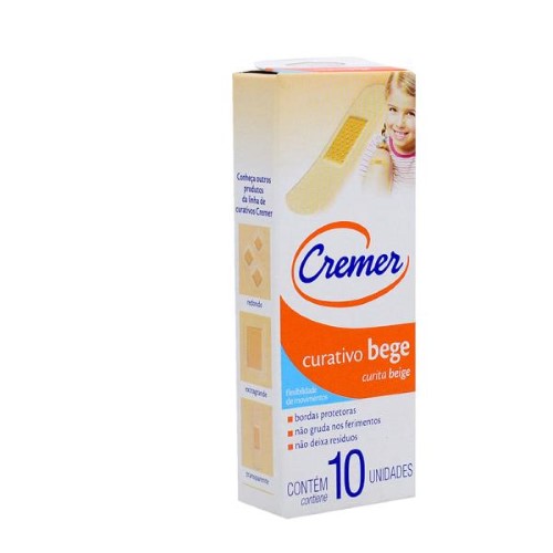 Curativo Cremer Care Bege 10 Unidades