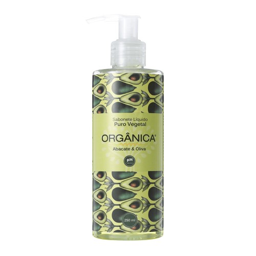 Sabonete Líquido Orgânica Abacate & Oliva com 250ml