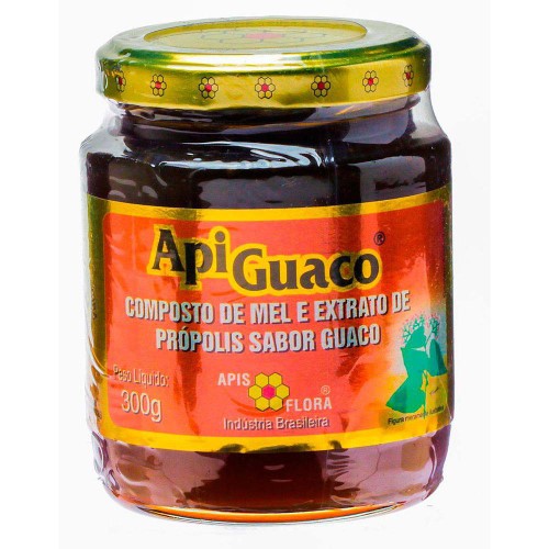 Apiguaco Apis Flora Composto De Mel E Extrato De Própolis Sabor Guaco 300g