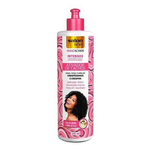 Creme para Pentear Salon Line SOS Ativador de Cachos Restauração Mel 300ml