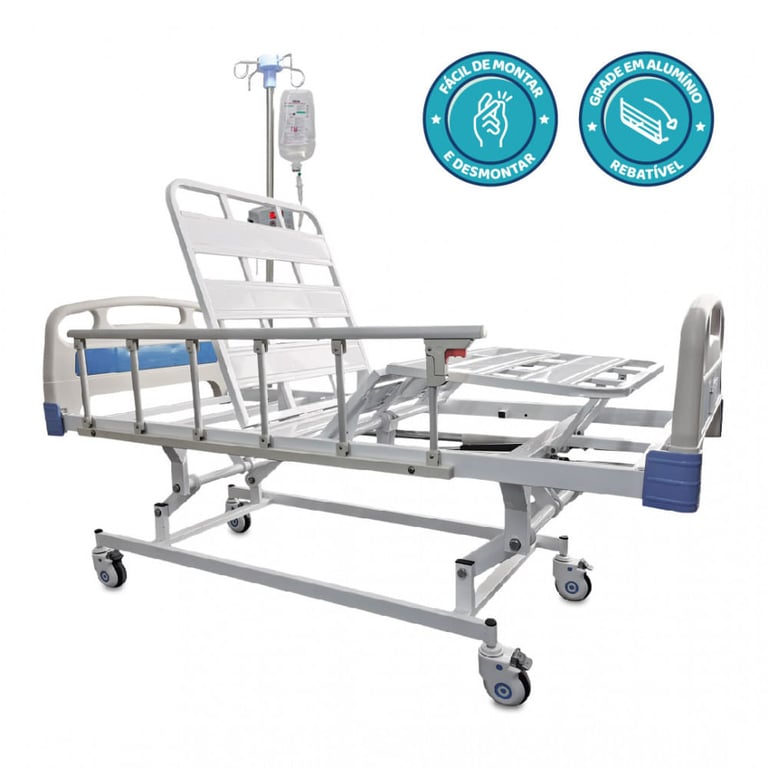 Cama Hospitalar 3 Movimentos Dx3 Dellamed