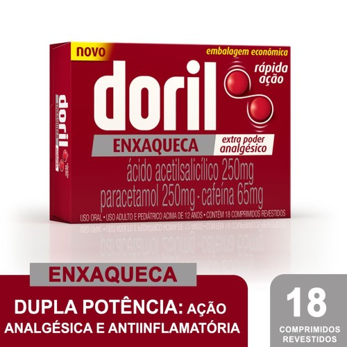 Doril Enxaqueca com  18 Comprimidos