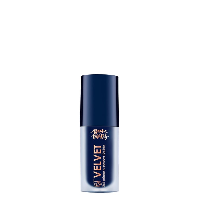 Bruna Tavares BT Velvet 2 em 1 Navy - Sombra Líquida 6ml