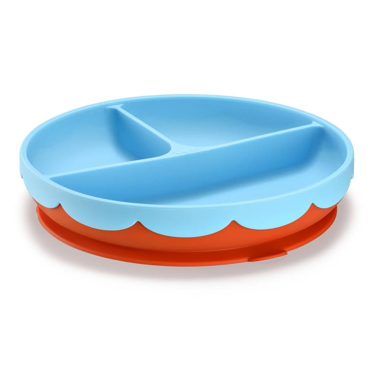 Prato De Silicone Com Ventosa Fisher Price Azul