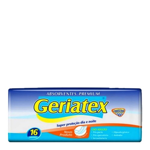 Absorvente Premium Geriatex - 16 Unidades