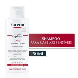 Shampoo Eucerin PH5 Dermo Capillaire Para Cabelos Sensíveis 250ml