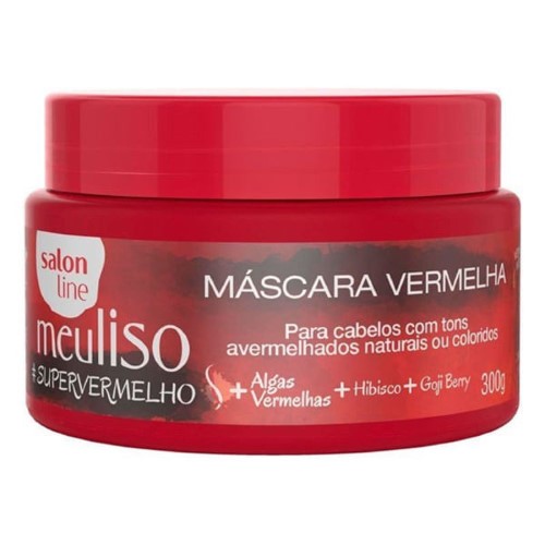 Máscara de Hidratação Salon Line Meu Liso Super Vermelho 300g