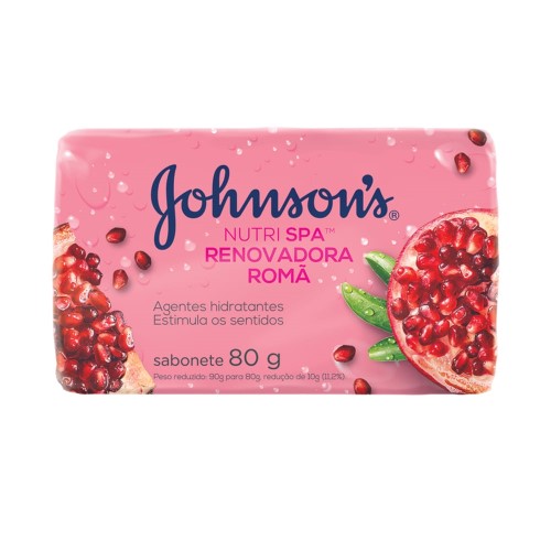 Sabonete em Barra Johnsons Nutri Spa Renovadora Romã 80g