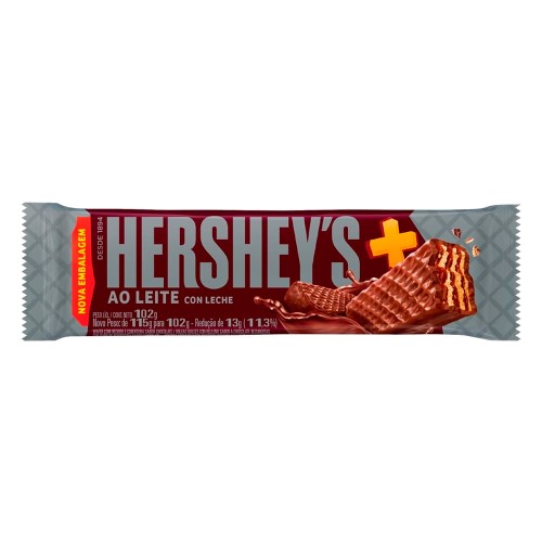 Chocolate Hershey Mais Ao Leite 102g