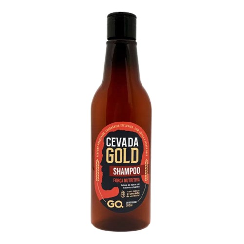 Shampoo Go. Cevada Gold Força Nutritiva com 300ml