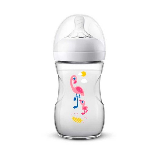 Mamadeira Philips Avent Pétala Flamingo com 1 unidade