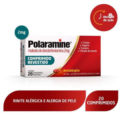 Polaramine 2mg 20 Comprimidos