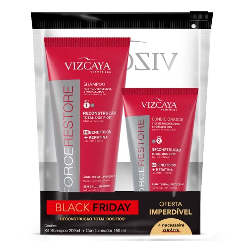 Vizcaya Force Restore Kit - Shampoo + Condicionador