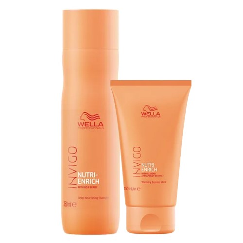 Wella Professionals Nutri-Enrich Kit - Shampoo + Máscara Enrich Self-Warm