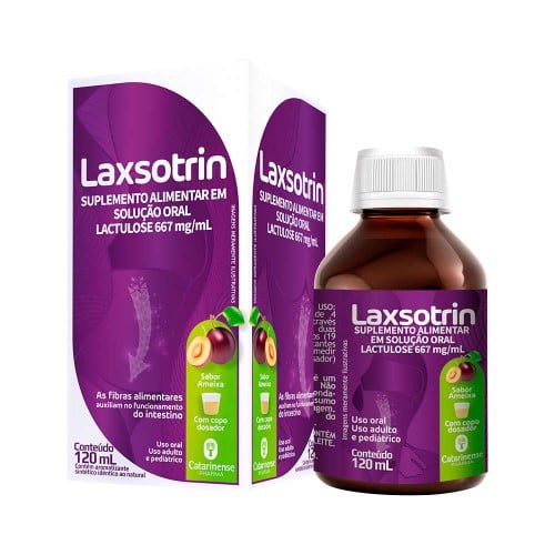 Laxsotrin 667mg/ml Sabor Ameixa Solução 120ml