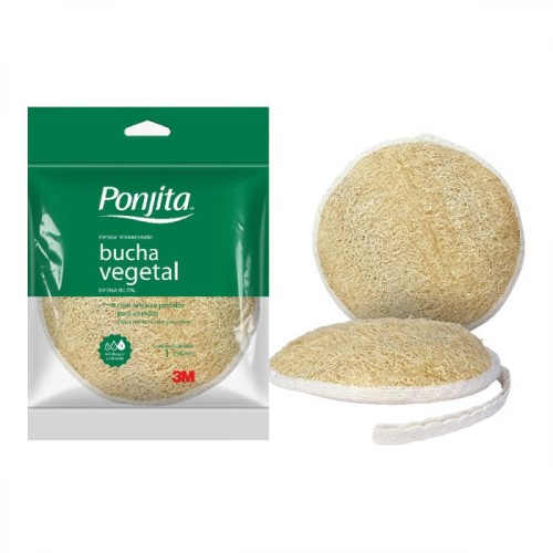 Esponja de Banho Ponjita 3M Bucha Vegetal