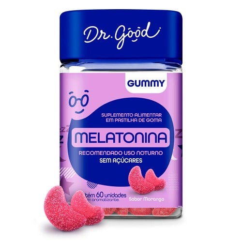 Suplemento Alimentar Melatonina Dr. Good 0,21mg 60 Unidades