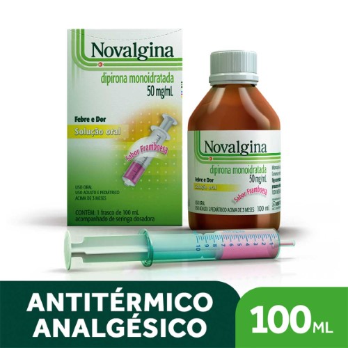 Novalgina infantil Gotas 50mg/ml com 100ml