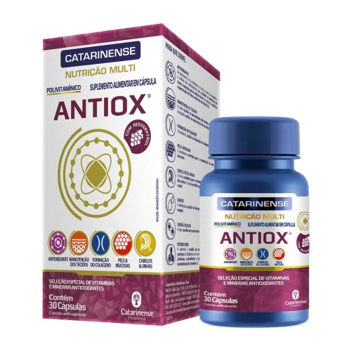 Polivitamínico Catarinense Nutrição Multi Antiox 30 Cápsulas