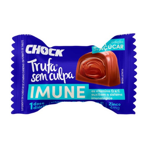 Trufa Ao Leite e Creme de Avelã Chock #semculpa Imune com 11g