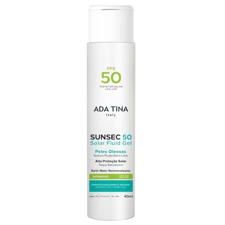 Protetor Solar Pele Oleosa Toque Extra Seco Sunsec Gel Fps 50 40ml