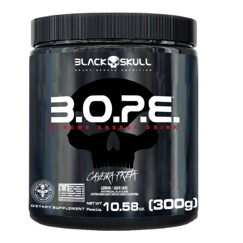 Pré-Treino Black Skull B.O.P.E Limão 300g