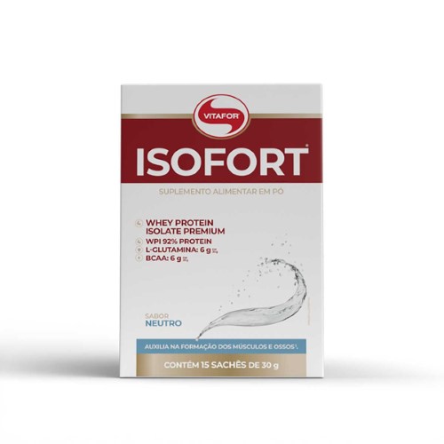 Suplemento Alimentar Vitafor Isofort Neutro 15 Sachês