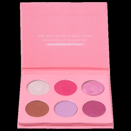 Paleta de Sombras Vizzela Às Quartas Usamos Rosa