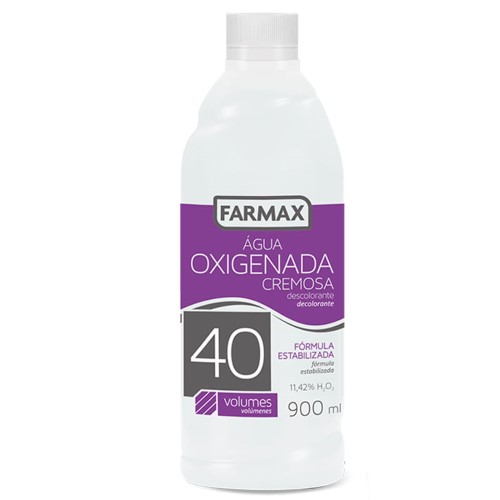 Água Oxigenada Farmax 40 Volumes 900ml