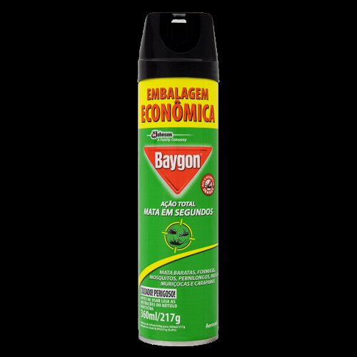 Inseticida Baygon Ação Total Aerosol 360ml Embalagem Econômica