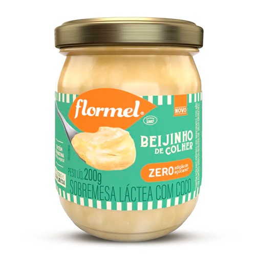 Beijinho de Colher Flormel Zero Açúcar 200g