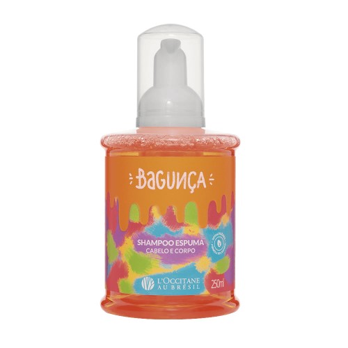 Shampoo Espuma Cabelo E Corpo Louccitane Au Brésil Bagunça 250ml