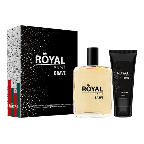 Royal Paris Brave Kit – Colônia Masculina + Gel Pós Barba