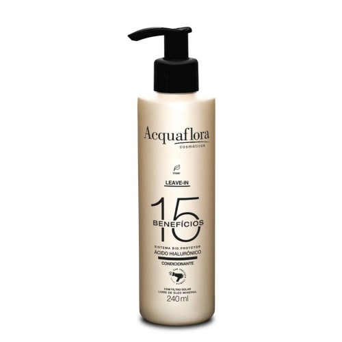 Leave In Acquaflora 15 Benefícios 240ml