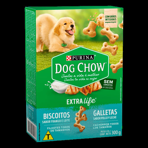 Biscoitos Dog Chow Carinhos Junior - 300g