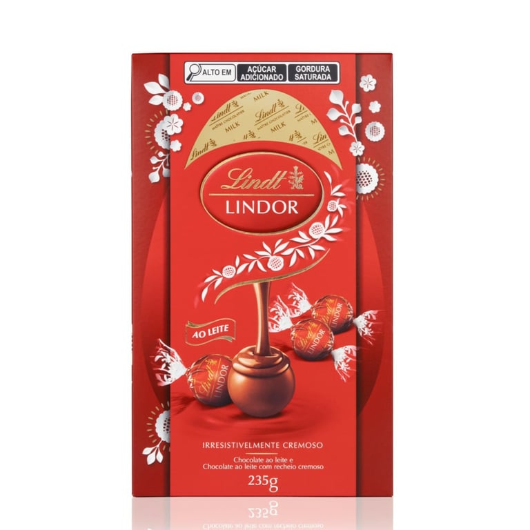 Ovo de Páscoa Lindt Lindor Ao Leite 235g